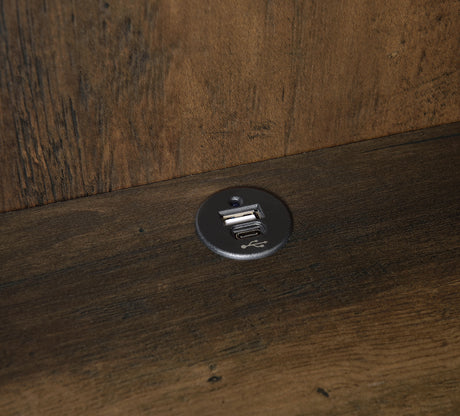 Westpark Dark Pine 3-piece Wall Unit Bookcase Set with USB - Ornate Home