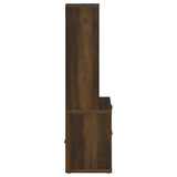 Westpark Dark Pine 3-shelf Bookcase USB and Lockable Drawer - Ornate Home