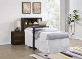 Westpark Dark Pine 49-inch Twin Bookcase Headboard - Ornate Home