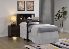 Westpark Dark Pine 49-inch Twin Bookcase Headboard - Ornate Home
