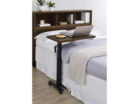 Westpark Dark Pine Height Adjustable Mobile Bedroom C-Table - Ornate Home