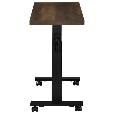 Westpark Dark Pine Height Adjustable Mobile Bedroom C-Table - Ornate Home