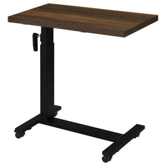 Westpark Dark Pine Height Adjustable Mobile Bedroom C-Table - Ornate Home
