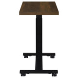 Westpark Dark Pine Height Adjustable Mobile Bedroom C-Table - Ornate Home