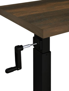 Westpark Dark Pine Height Adjustable Mobile Bedroom C-Table - Ornate Home
