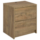 Westpark Mango 2-drawer Nightstand LED Lights and USB - Ornate Home