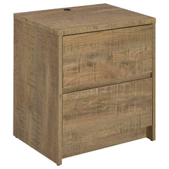 Westpark Mango 2-drawer Nightstand LED Lights and USB - Ornate Home