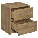 Westpark Mango 2-drawer Nightstand LED Lights and USB - Ornate Home