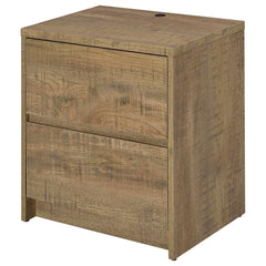 Westpark Mango 2-drawer Nightstand LED Lights and USB - Ornate Home