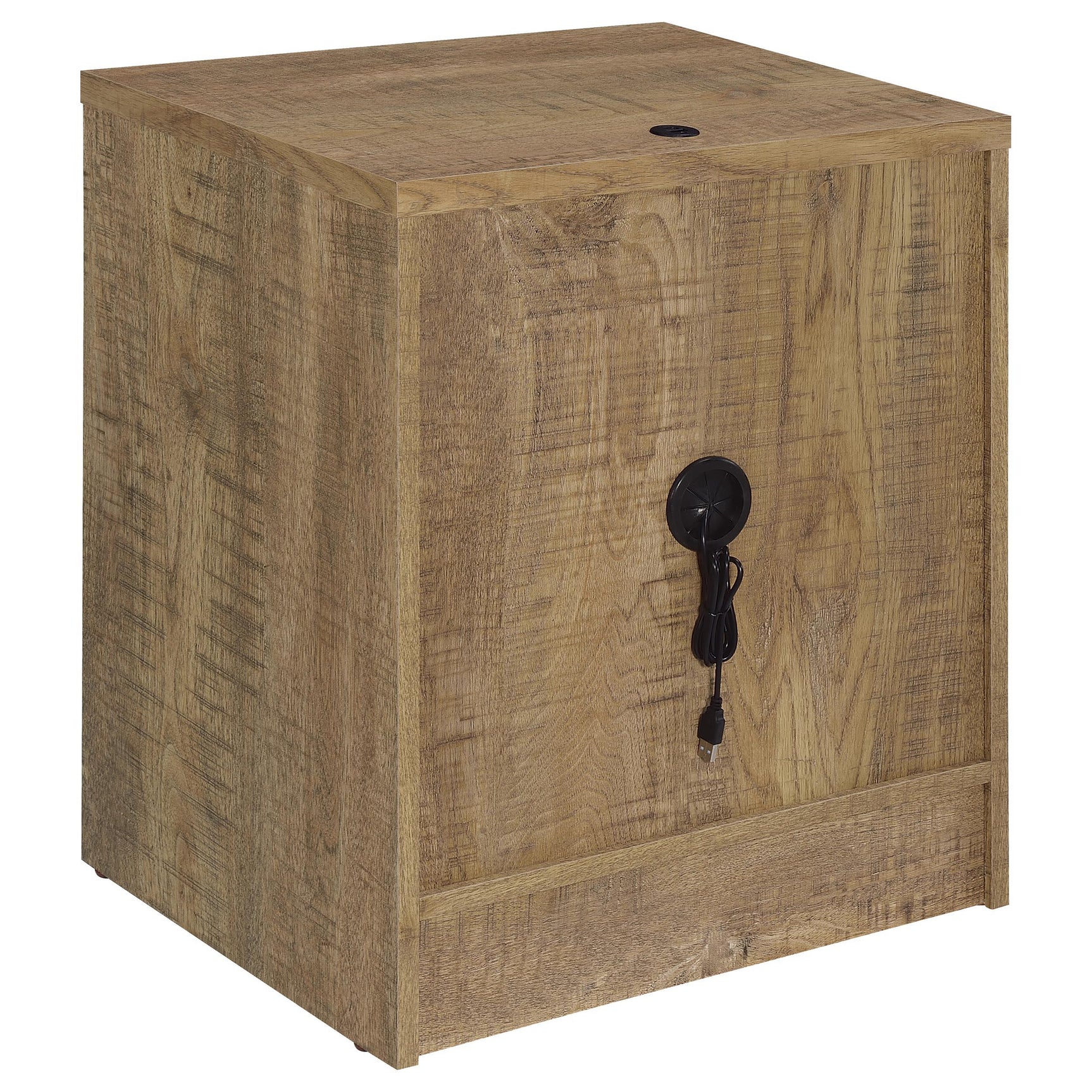 Westpark Mango 2-drawer Nightstand LED Lights and USB - Ornate Home