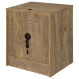 Westpark Mango 2-drawer Nightstand LED Lights and USB - Ornate Home