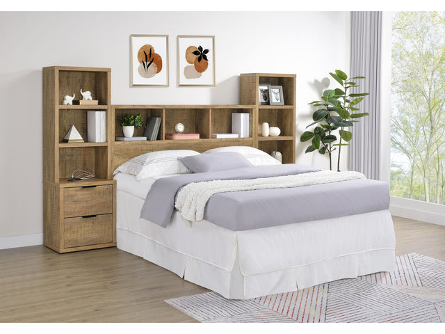 Westpark Mango 3-piece Queen Bedroom Set Bookcase Headboard - Ornate Home