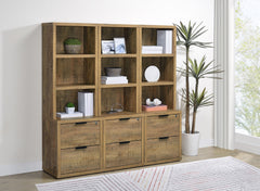 Westpark Mango 3-piece Wall Unit Bookcase Set with USB - Ornate Home