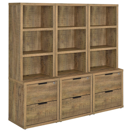 Westpark Mango 3-piece Wall Unit Bookcase Set with USB - Ornate Home