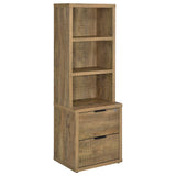Westpark Mango 3-shelf Bookcase USB and Lockable Drawer - Ornate Home