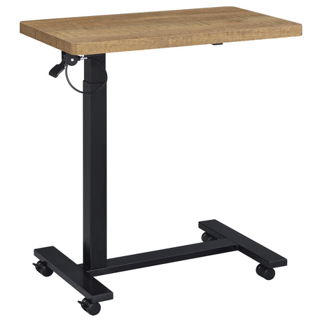 Westpark Mango Pneumatic Adjustable C-Shape Side Table with Casters - Ornate Home