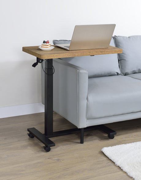 Westpark Mango Pneumatic Adjustable C-Shape Side Table with Casters - Ornate Home