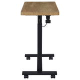 Westpark Mango Pneumatic Adjustable C-Shape Side Table with Casters - Ornate Home