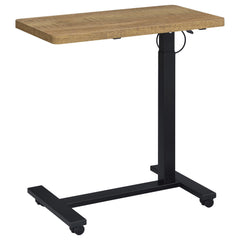 Westpark Mango Pneumatic Adjustable C-Shape Side Table with Casters - Ornate Home