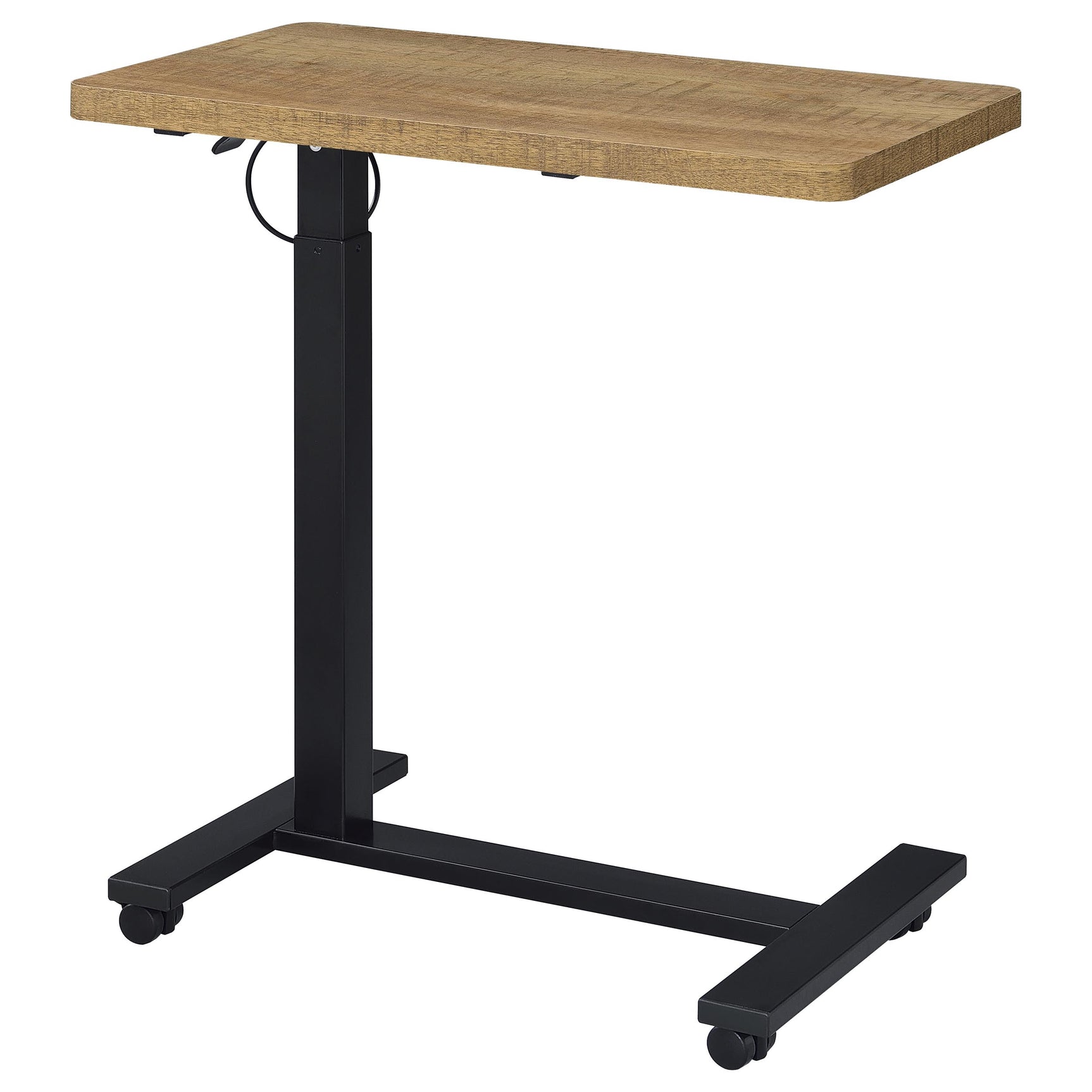 Westpark Mango Pneumatic Adjustable C-Shape Side Table with Casters - Ornate Home