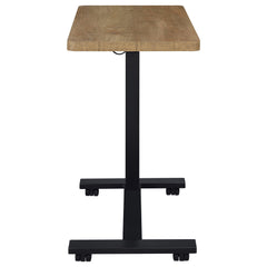 Westpark Mango Pneumatic Adjustable C-Shape Side Table with Casters - Ornate Home
