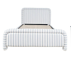 Westport Navy 3-Piece King UPH Bedroom Set - Ornate Home
