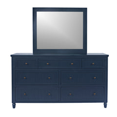 Westport Navy 3-Piece Queen UPH Bedroom Set - Ornate Home