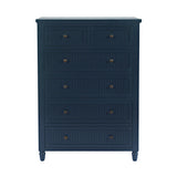 Westport Navy 4-Piece Full Bedroom Set - Ornate Home
