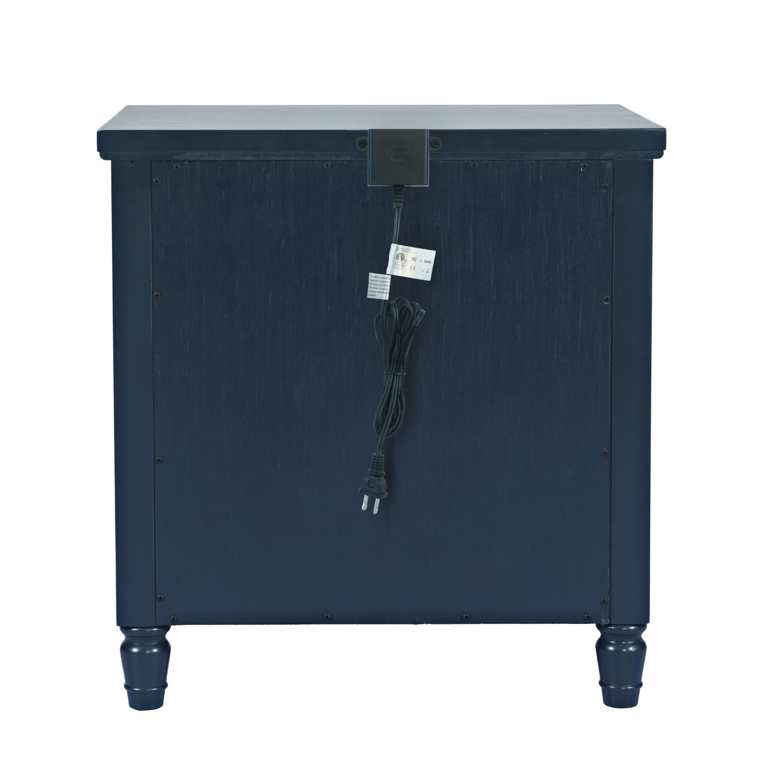 Westport Navy 4-Piece Full Bedroom Set - Ornate Home