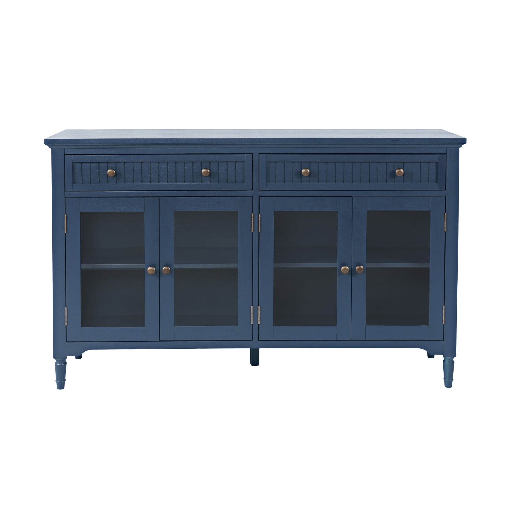 Westport Navy 58" Accent Cabinet - Ornate Home