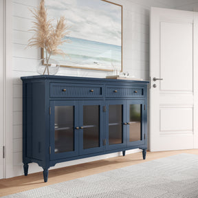 Westport Navy 58" Accent Cabinet - Ornate Home