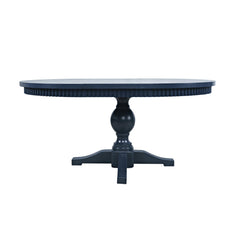 Westport Navy 66 Oval Dining Table & 4 Ladderback Chairs - Ornate Home