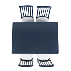 Westport Navy 72 Rect. Dining Table & 4 Dowel Back Chairs - Ornate Home