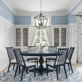 Westport Navy Dowel Back Dining Chair (Set of 2) - Ornate Home