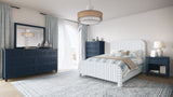 Westport Navy Full UPH Bed - Ornate Home