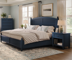 Westport Navy 3-Piece King Bedroom Set - Ornate Home