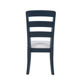 Westport Navy Ladderback Dining Chair (Set of 2) - Ornate Home