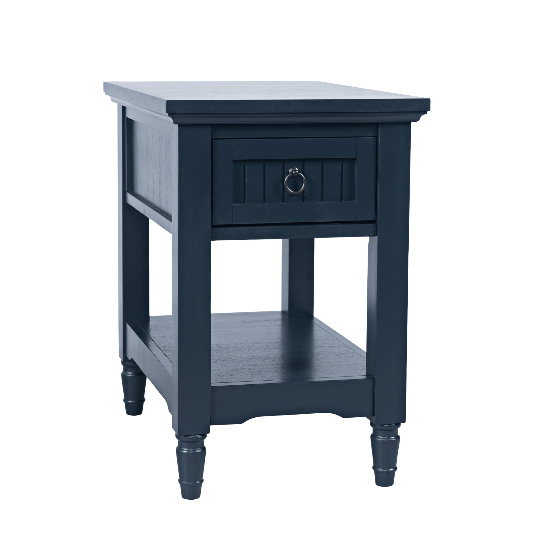 Westport Navy Leg Chairside Table - Ornate Home