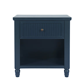 Westport Navy Nightstand with USB-C - Ornate Home