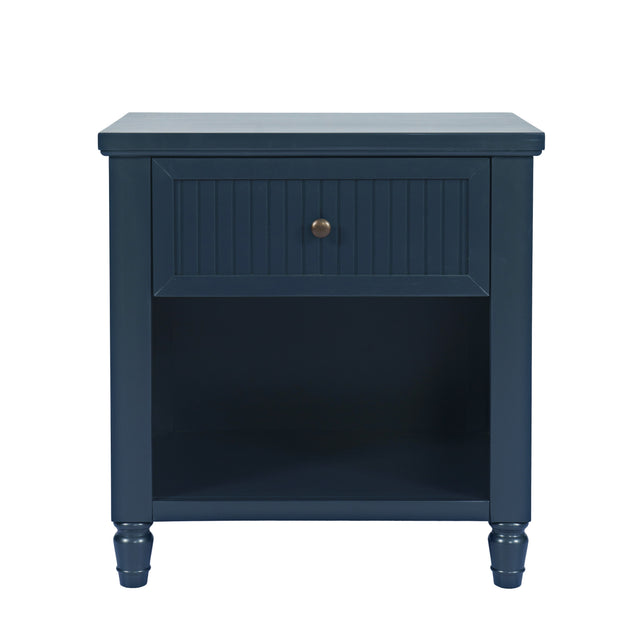 Westport Navy Nightstand with USB-C - Ornate Home