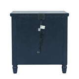 Westport Navy Nightstand with USB-C - Ornate Home