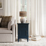 Westport Navy Power Chairside Table - Ornate Home