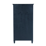 Westport Navy Tall Display Cabinet - Ornate Home