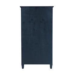 Westport Navy Tall Display Cabinet - Ornate Home