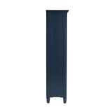 Westport Navy Tall Display Cabinet - Ornate Home