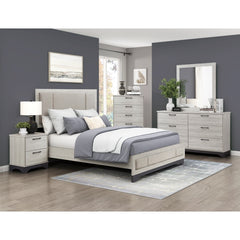 Westport Silver Full Platform Bed - Ornate Home