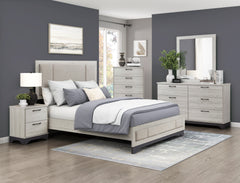 Westport Silver Full Platform Bed - Ornate Home