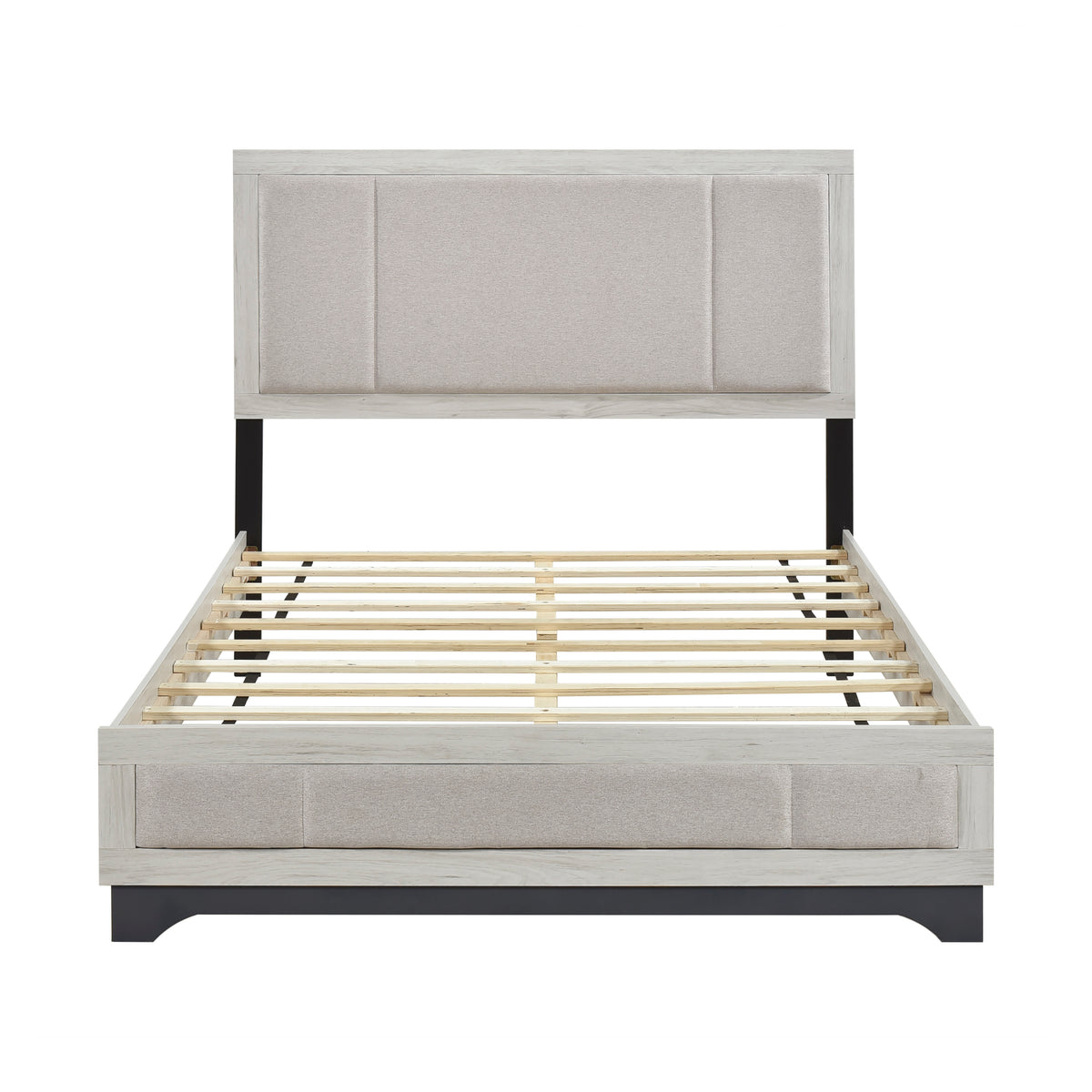 Westport Silver Queen Platform Bed - Ornate Home