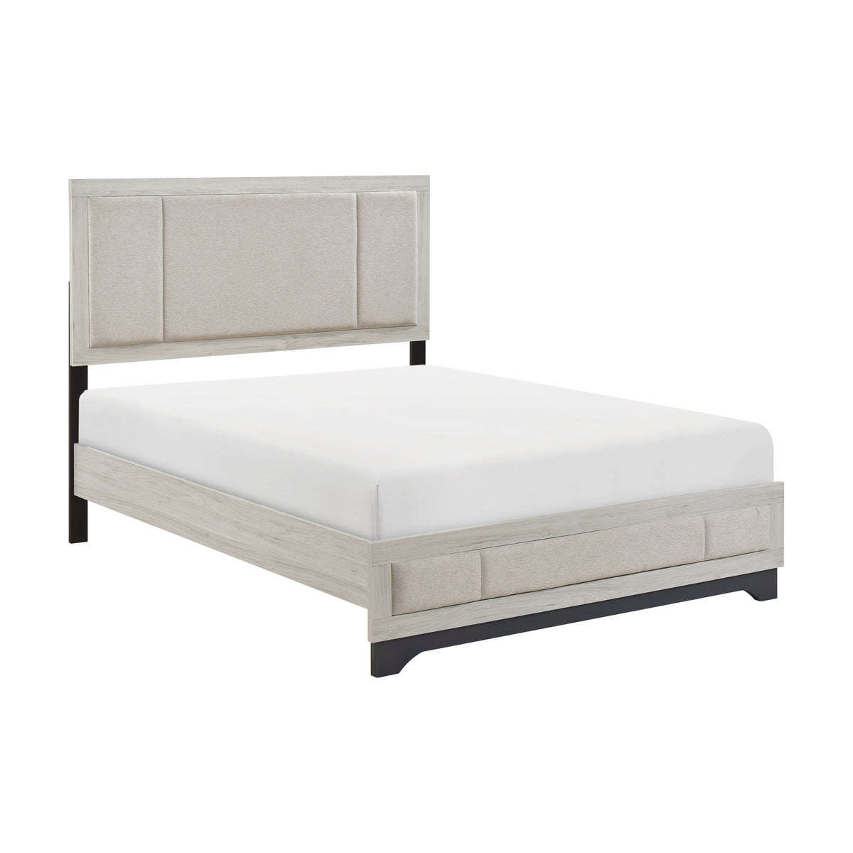 Westport Silver Queen Platform Bed - Ornate Home