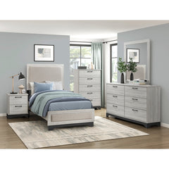 Westport Silver Twin Platform Bed - Ornate Home
